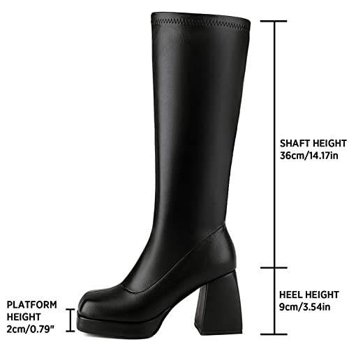 SOVANYOU Black Leather Boots