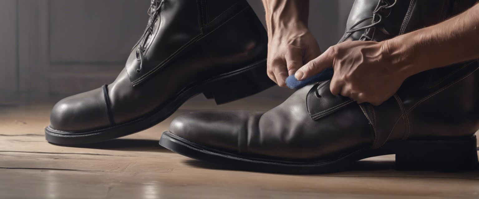 Cleaning stretch boots